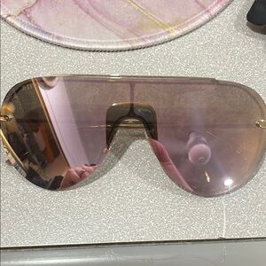 Diff Oversized Pink Sunglasses